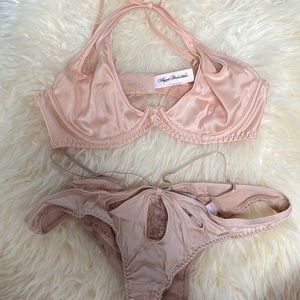 Agent Provocateur Robyn nude peach set